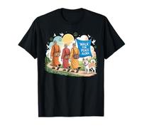Walk for Peace Aloka Buddhist Monks Journey T-Shirt