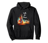 Walk For Peace Inspirational Pullover Hoodie