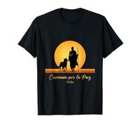 Walk for Peace Monks with Aloka Dog Monks Minimalist T-Shirt