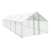 Chicken Coop Run Cage Pen Walk In Hens Dogs Poultry Ducks Enclosure Pet -