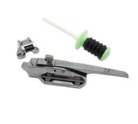 Walk-in Cooler Door Handle,Walk-in Cold Storage Door Handle Tight Door Hand Lock Kit Convex Door Freezer Handle Oven Lock Quick Freeze Door Lock