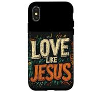 Walk in Faith and Love Like Jesus Costume for Man and Woman Case for iPhone X/XS