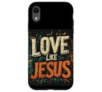 Walk in Faith and Love Like Jesus Costume for Man and Woman Case for iPhone XR