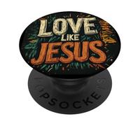 Walk in Faith and Love Like Jesus Costume for Man and Woman PopSockets Adhesive PopGrip