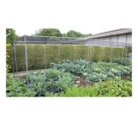 Walk in Fruit or Vegetable Cage Kit Includes Door H:1.92 x W:2m x L:3m Complete with Green Bird Netting, Pegs and Clips