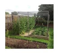 Walk in Fruit or Vegetable Cage Kit Includes Door H2 x W1.5 x L2 Green Bird Netting, Pegs and Clips