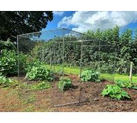 Walk in Fruit or Vegetable Cage Kit Includes Door H2 x W2 x L6 Black Soft Butterfly Netting, Pegs and Clips