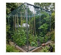 Walk in Fruit or Vegetable Cage Kit Includes Door With Door Green Bird Fruit Netting Pegs and Clips H1.9 x W3m x L6m