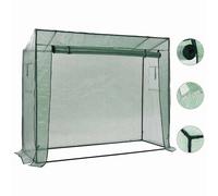 vidaXL Walk-in Greenhouse Outdoor Backyard Garden Warm House Hobby Greenhouses