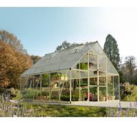 Walk-in Greenhouse Kit 10x12 Polycarbonate Double Doors Durable Balance