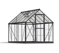 Walk-in Greenhouse kit 6x10 Polycarbonate Adjustable Vent Window Hybrid