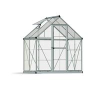 Canopia by Palram Canopia Hybrid 6X4 Polycarbonate Greenhouse - Silver Structure