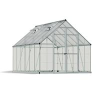 Walk-in Greenhouse Kit 8x12 Polycarbonate Double Doors Durable Balance