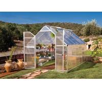 Walk-in Greenhouse Kit 8x12 Polycarbonate Double Doors Durable Essence