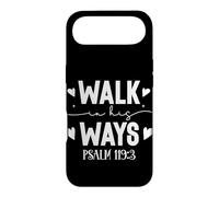 Walk in His Ways Psalm 119 Scripture Modern Typography Case for iPhone Air