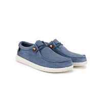 WALK IN PITAS WP150 WALLABI Washed | Men's Loafers | Casual Boat Shoes | Summer Sneakers | Casual and Comfortable Men's Shoes | PITAS Shoes for Men, blue, 6 UK