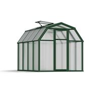 6' x 8' Palram Canopia Rion EcoGrow Green Greenhouse with Resin Frame (2.04m x 2.63m)