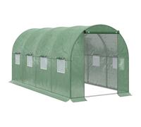 Walk In Polytunnel Greenhouse 4x2m Garden Grow House with Windows