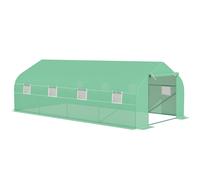 Walk In Polytunnel Greenhouse Garden Grow House PE Cover Ventilated Tunnel