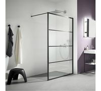 Walk In Shower Kermi WALK-IN XD Print line 900x2000mm Black Soft