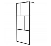 Walk-in Shower Wall with ESG Glass Bathroom Screen Shower Partition vidaXL