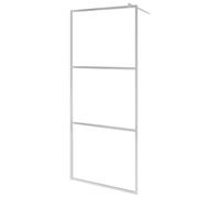 Walk-in Shower Wall with ESG Glass Bathroom Screen Shower Partition vidaXL