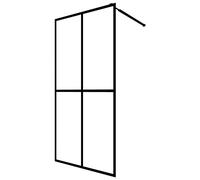 Walk-in Shower Wall with ESG Glass Bathroom Screen Shower Partition vidaXL