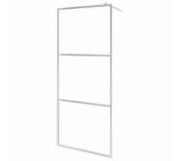 Walk-in Shower Wall with ESG Glass Bathroom Screen Shower Partition vidaXL