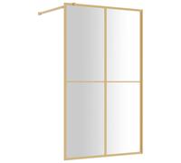Walk-in Shower Wall with ESG Glass Bathroom Screen Shower Partition vidaXL