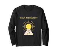 Walk in Sunlight Positive Energy Nature Design Long Sleeve T-Shirt