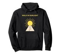 Walk In Sunlight Positive Energy Nature Design Pullover Hoodie