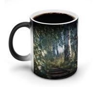 Walk in The Bog Discoloration Mug Color Changing Magic Travel Cup Ceramic Heat Sensitive Coffee Mugs
