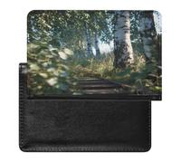 Walk in The Bog Passport Holder Cover Wallet with ID Card Slot Slim Travel RFID Blocking Case Protector Essentials for Women Men