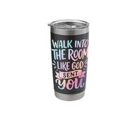 Walk Into The Room Like God Sent You Stainless Steel Insulated Tumbler