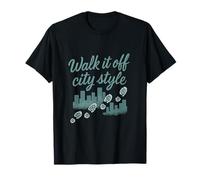 Walk It Off City Style Footsteps Urban Pride T-Shirt