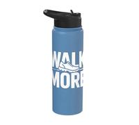 Walk More Walking Step Counter 10k Steps Stainless Steel Insulated Water Bottle