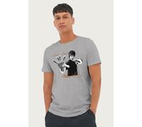 Walk On! Philosophy Quote Bruce Lee T-Shirt Bruce Lee Mid Grey S