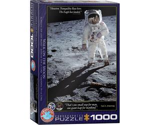 Walk On The Moon Buzz Aldrin 1000 piece jigsaw puzzle 490mm x 680mm