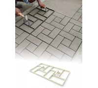 Walk Path Maker Stone Molding - Decorative Reusable Paving Mold for Outdoor Courtyard and Garden