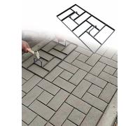 Walk Path Maker Stone Molding - Decorative Reusable Paving Mold for Outdoor Courtyard and Garden