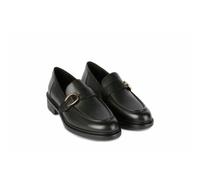 Walk Pleasure Breathable Leather Loafers Black
