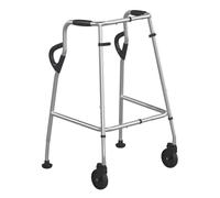 Walk Safe® - The Most Significant Walking Frame Design Innovation in 70 Years, Doubles Stability When Turning. Adjustable Height & Width Frame by NRS Healthcare - Medium