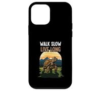 Walk Slow Live Long Tortoise Turtle Nature Outdoor Lover Case for iPhone 12 mini