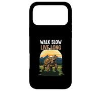 Walk Slow Live Long Tortoise Turtle Nature Outdoor Lover Case for iPhone 17 Pro Max