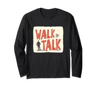 Walk That Talk Speech Costume for Idiom Lovers Long Sleeve T-Shirt