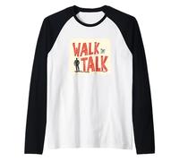 Walk That Talk Speech Costume for Idiom Lovers Raglan Baseball Tee