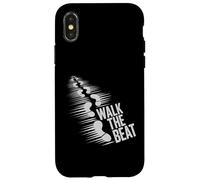 Walk The Beat Music and Dance Graphic Tee Hip Hop Rap Case for iPhone X/XS