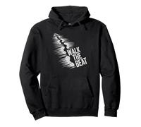 Walk The Beat Music and Dance Graphic Tee Hip Hop Rap Pullover Hoodie