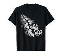 Walk The Beat Music and Dance Graphic Tee Hip Hop Rap T-Shirt