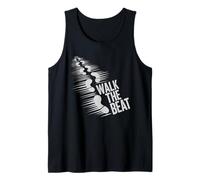 Walk The Beat Music and Dance Graphic Tee Hip Hop Rap Tank Top